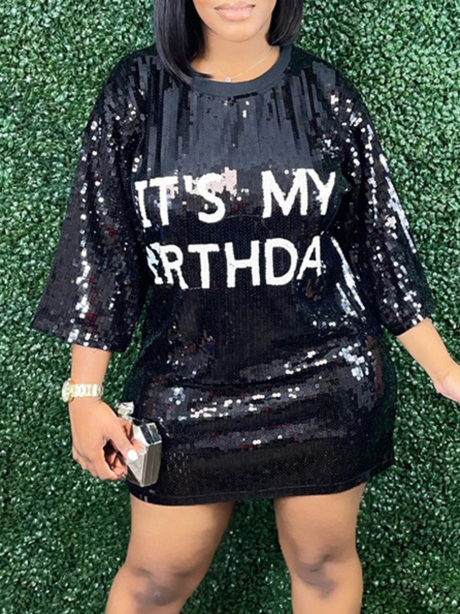 Birthday Sequined Dress