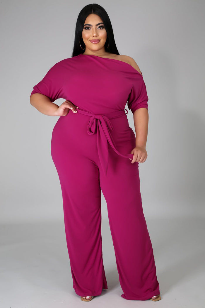 Off Shoulder Jumpsuit