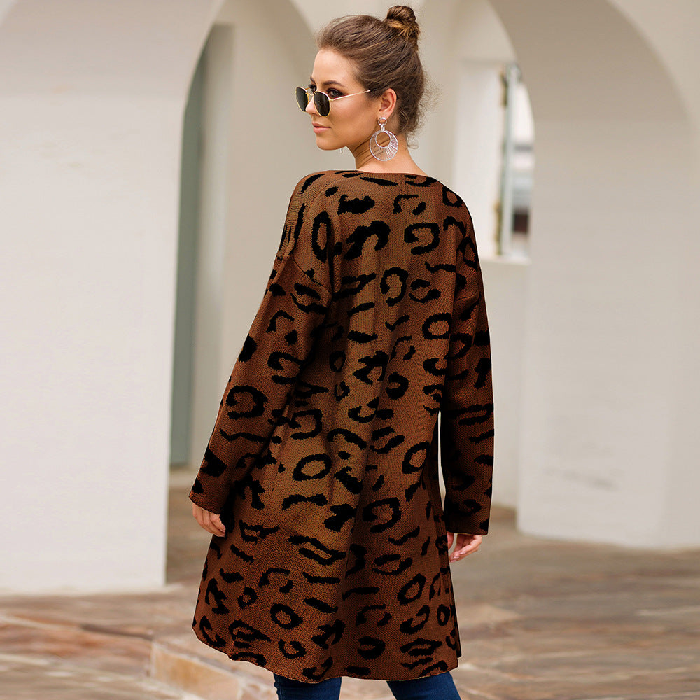 Leopard Cardigan Sweater