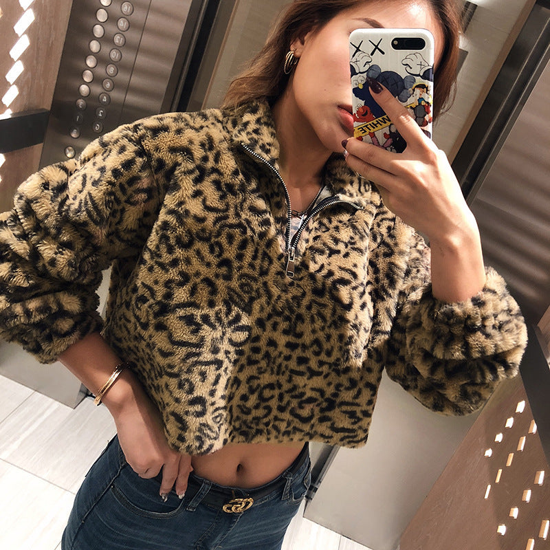 Leopard Pattern Pullover