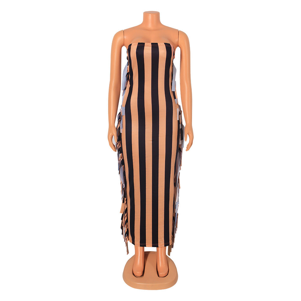 Fringed Tight Dress