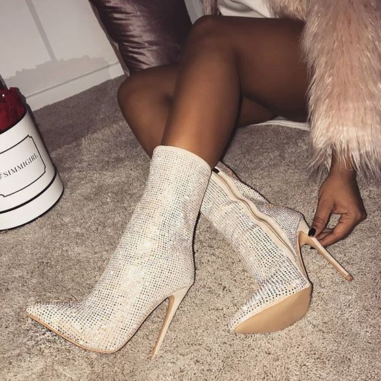 Rhinestone Booties