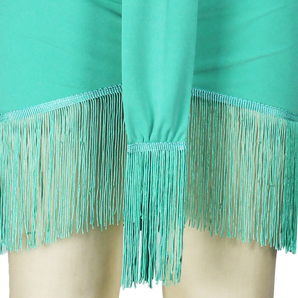 Fringed Skirt Set