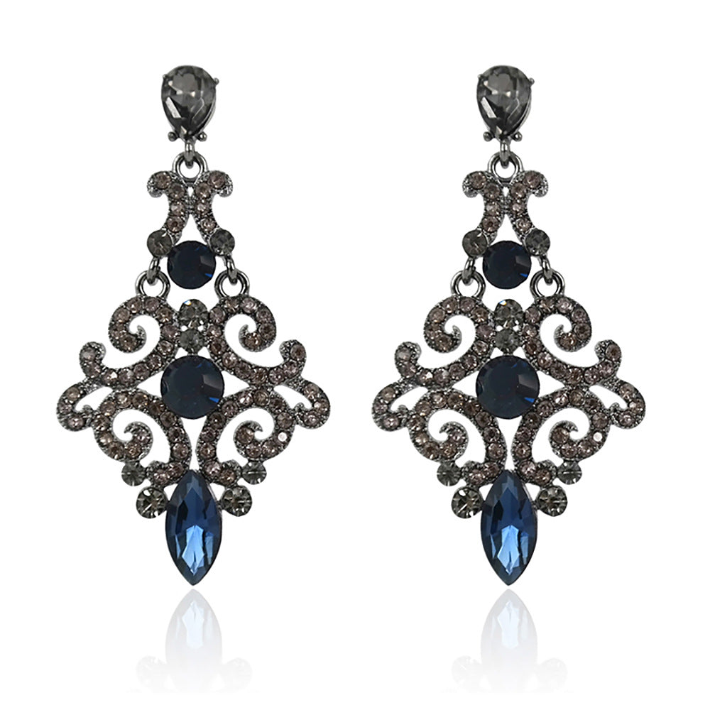 Rhinestone Chandelier Earrings