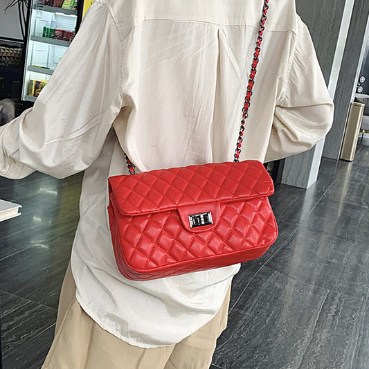 Lattice Quilted Handbag