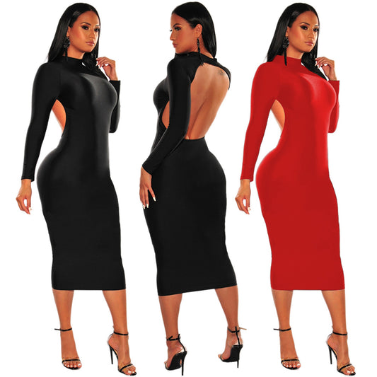 Backless Bodycon Dress