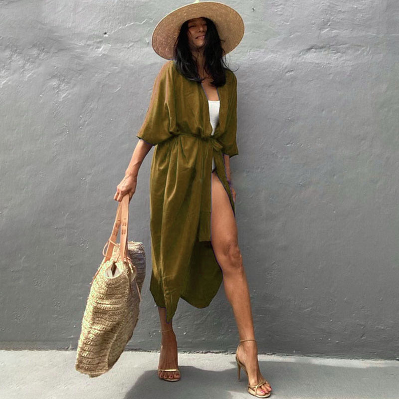 Solid Color Cardigan
