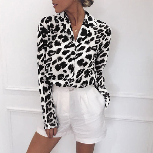 Leopard Print  Blouse