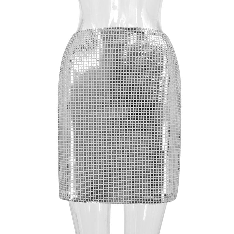 Sequin Hip Skirt