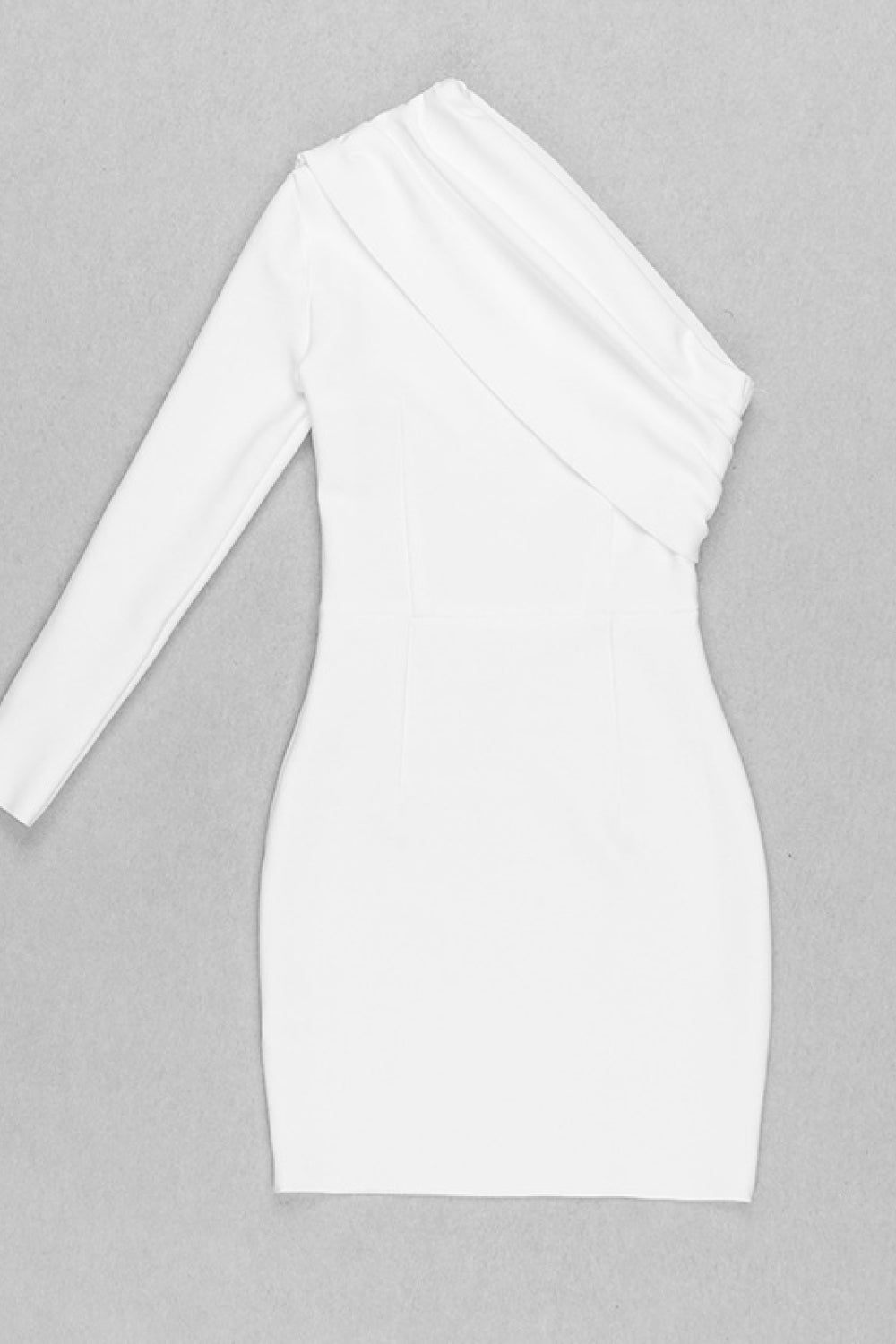 Asymmetrical One Shoulder Bodycon Dress