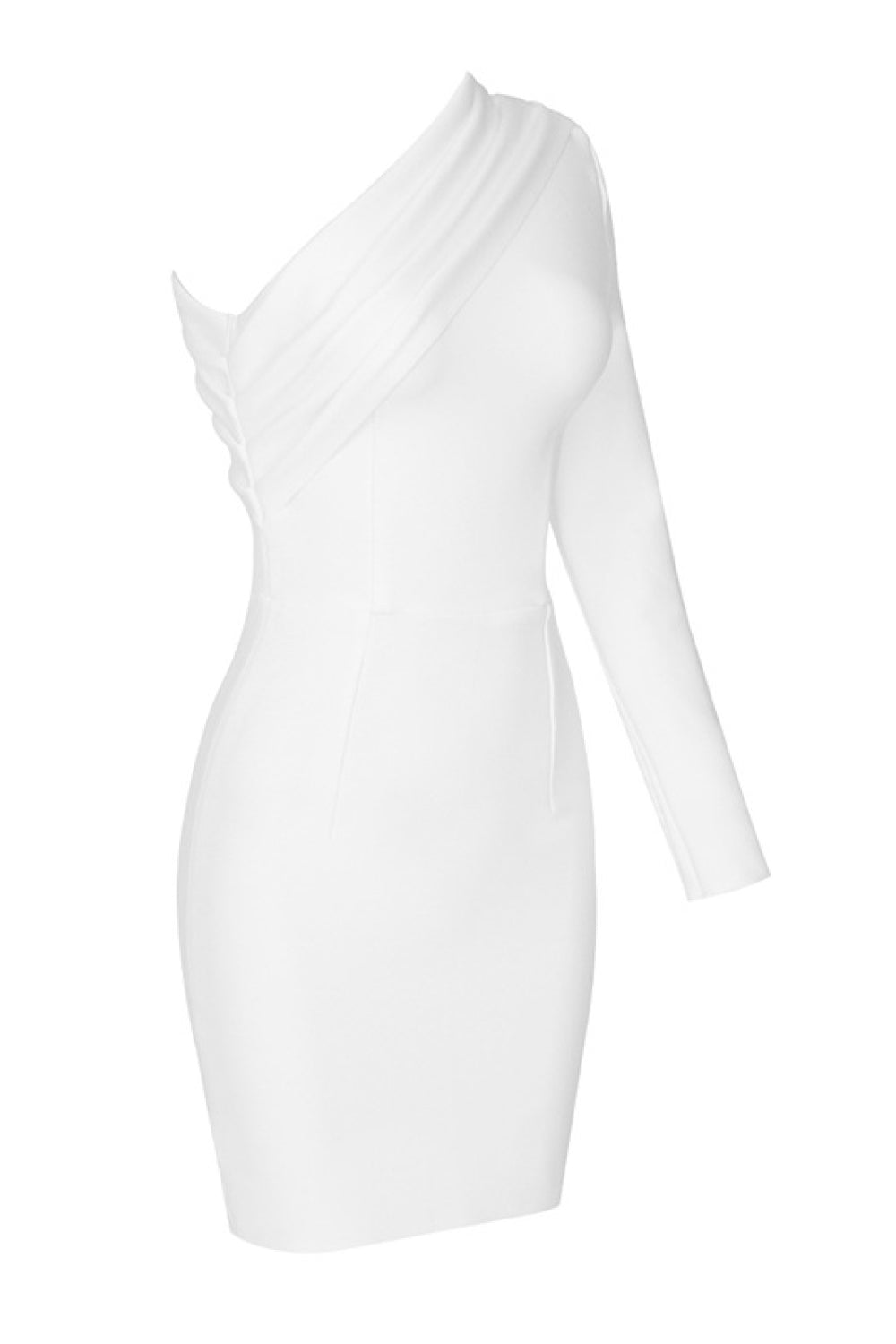 Asymmetrical One Shoulder Bodycon Dress