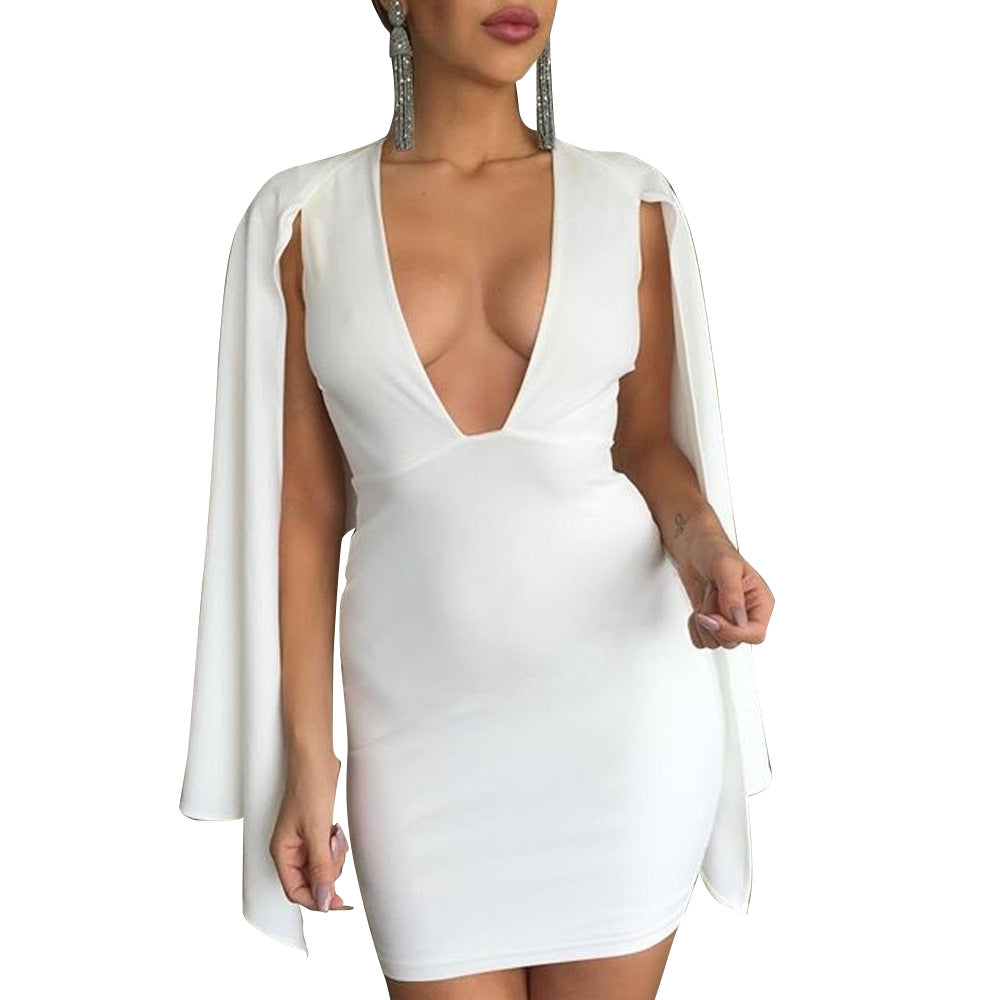 Cape Bodycon Dress