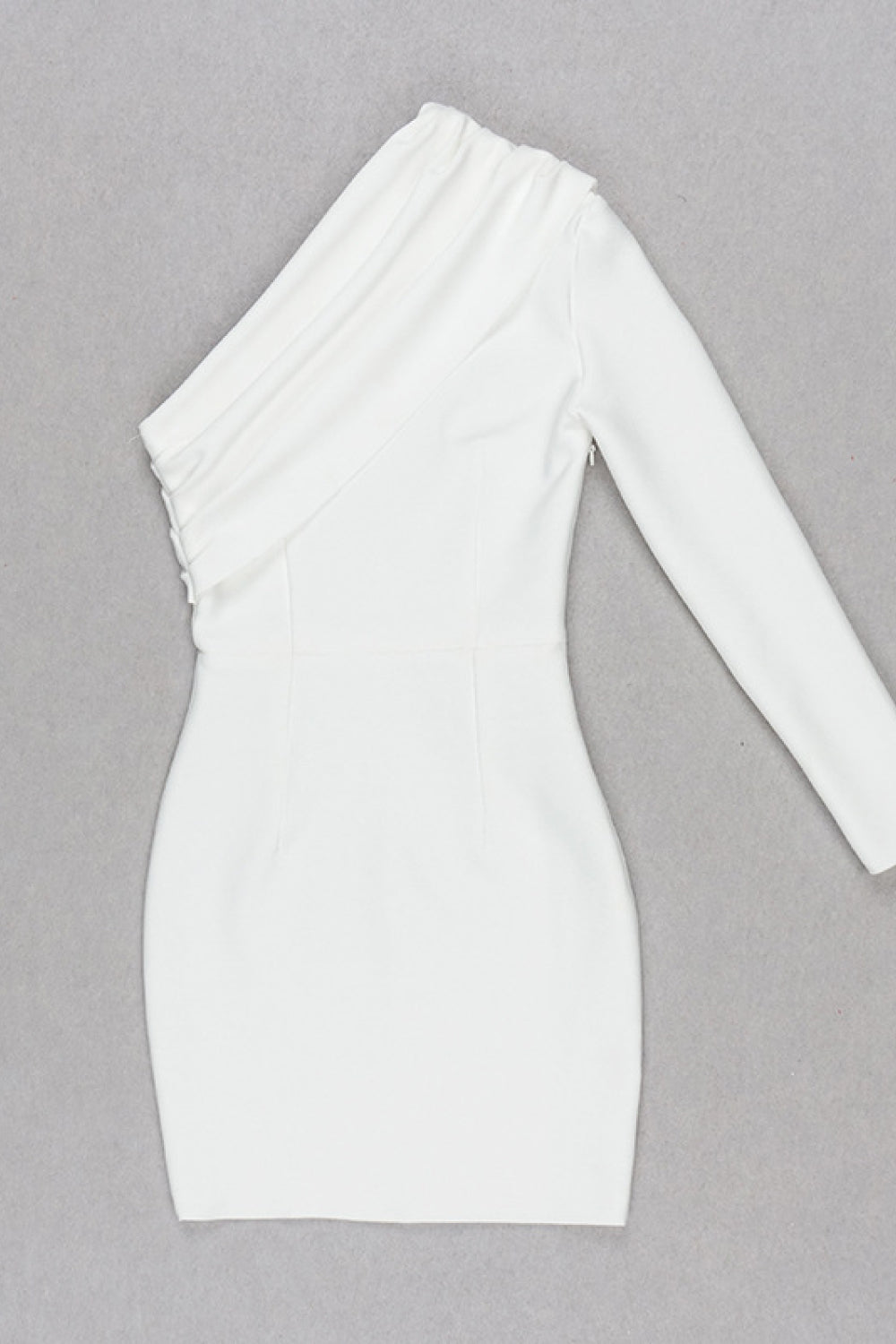 Asymmetrical One Shoulder Bodycon Dress