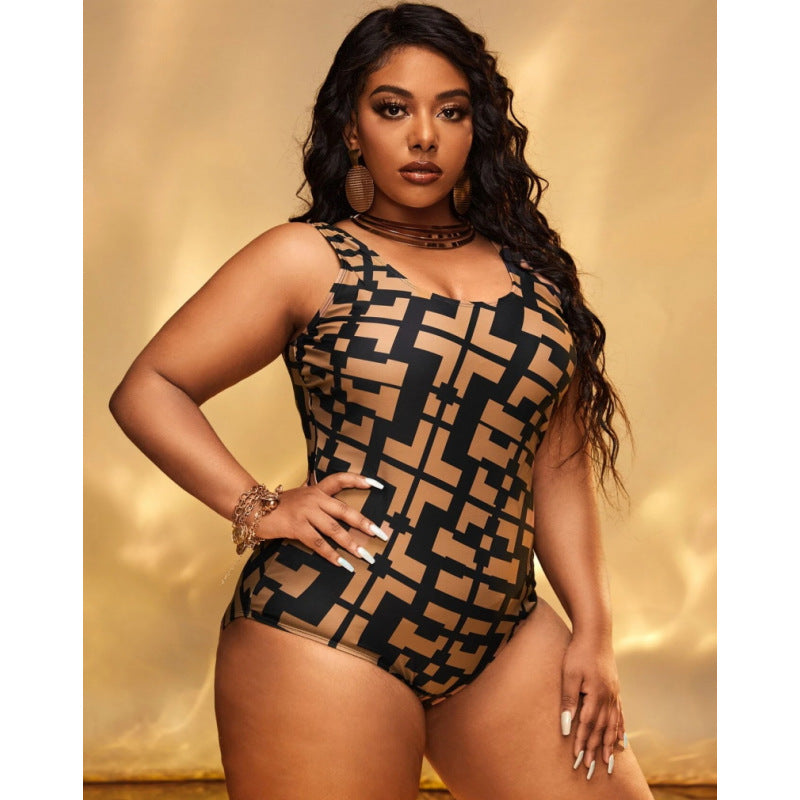 Graphic One-Piece Swimsuit