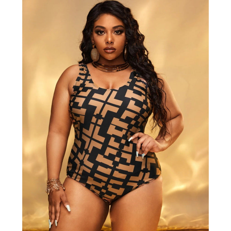 Graphic One-Piece Swimsuit