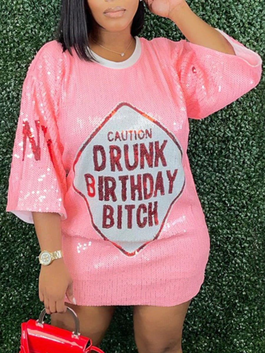 Birthday Sequined Dress