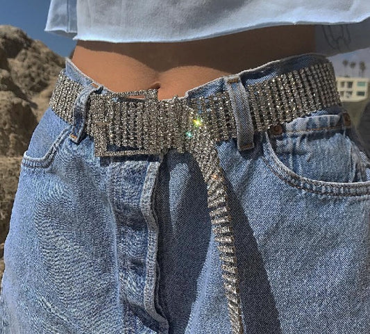 Luxury Rhinestone Belt