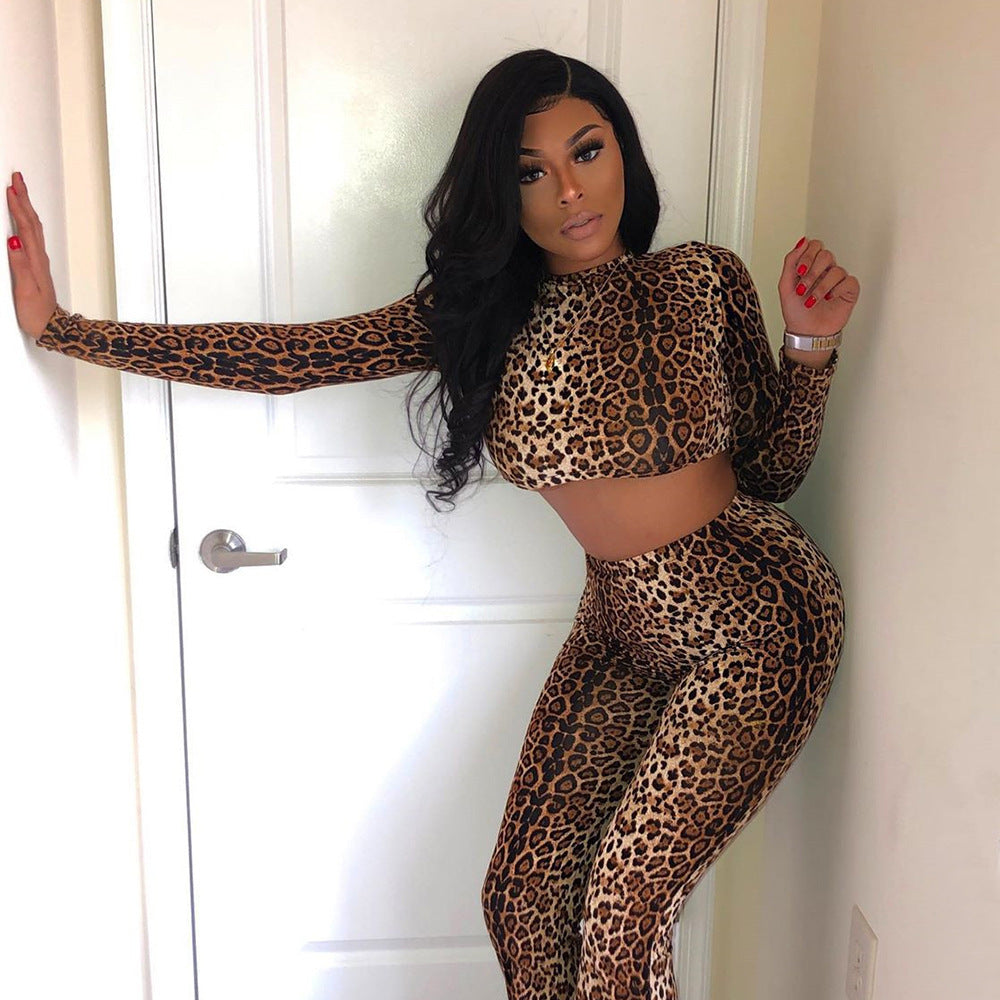 Two Piece Leopard Set