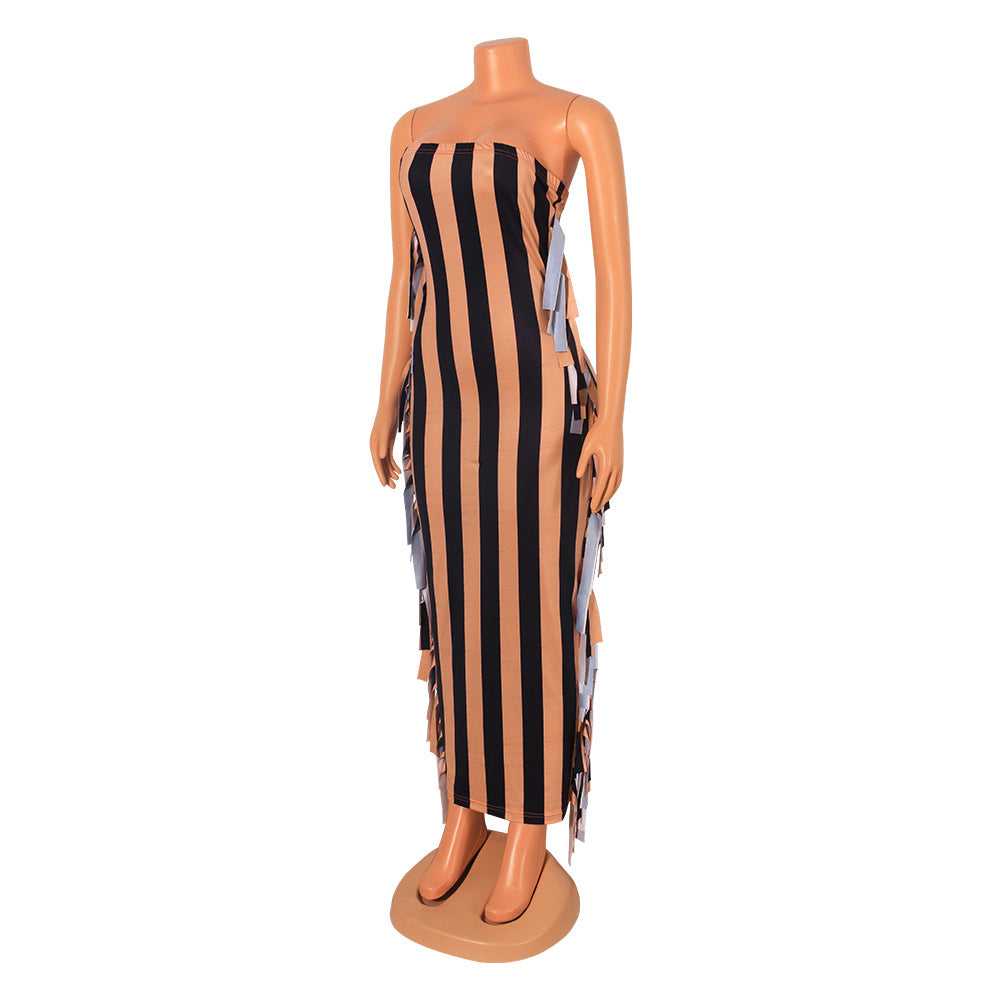 Fringed Tight Dress