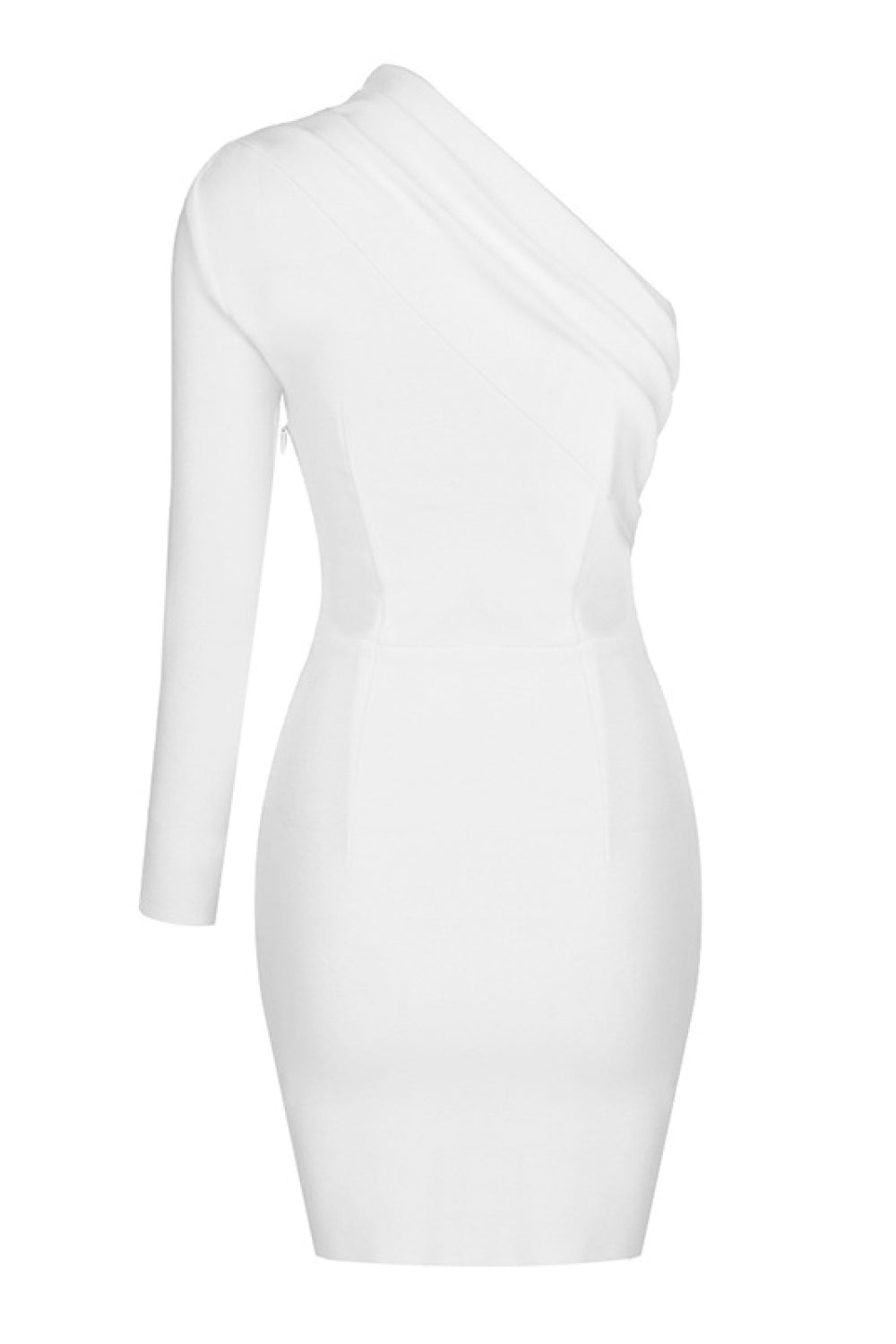 Asymmetrical One Shoulder Bodycon Dress
