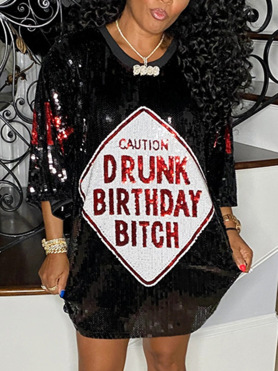 Birthday Sequined Dress