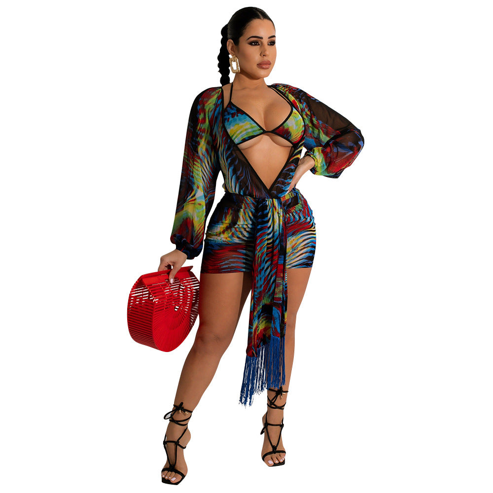 Mesh Swimsuit Set
