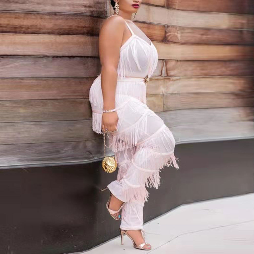 Fringed Jumpsuit