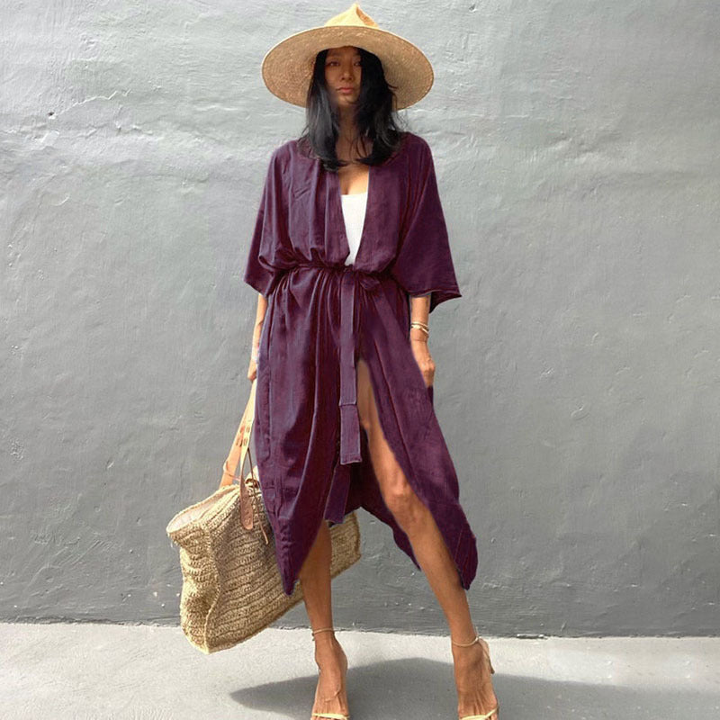 Solid Color Cardigan