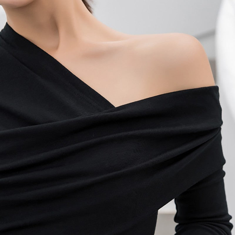 Long Sleeve Off Shoulder Top