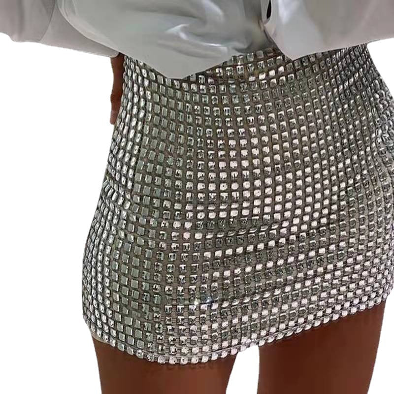Sequin Hip Skirt