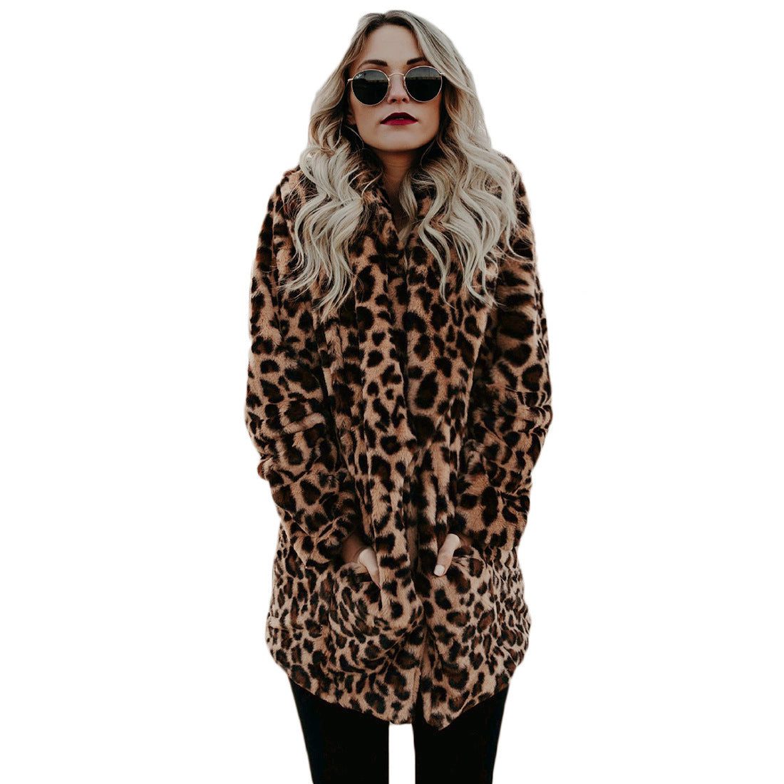 Leopard Faux Fur Jacket