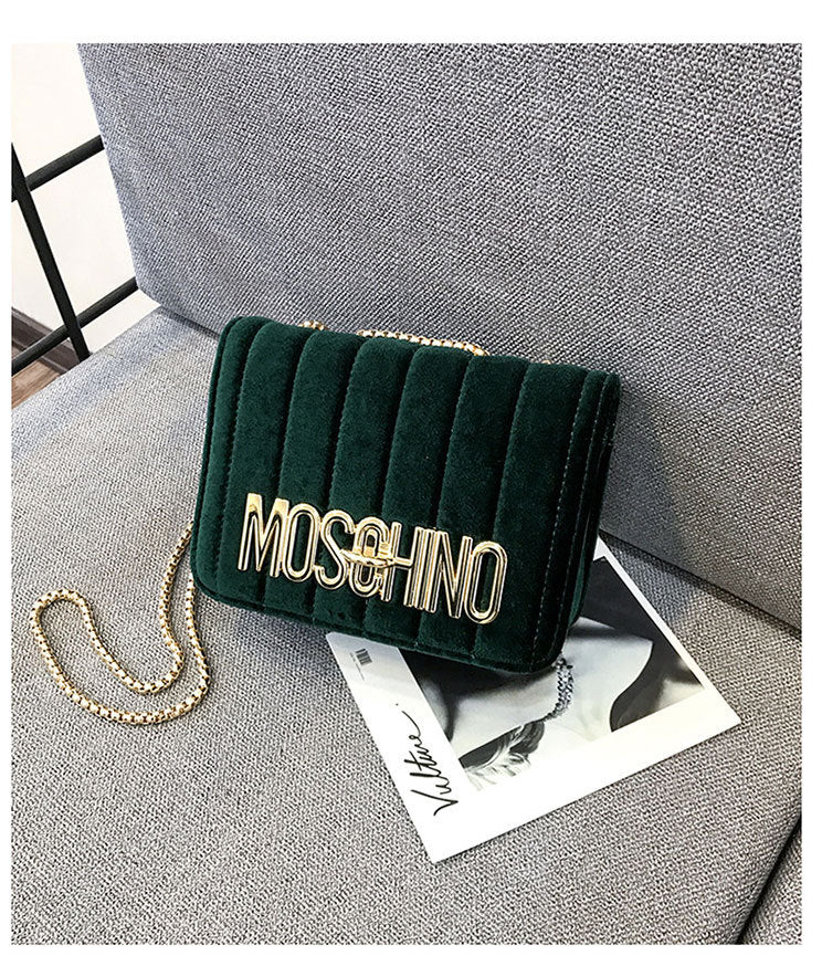 Velvet Letter Bag