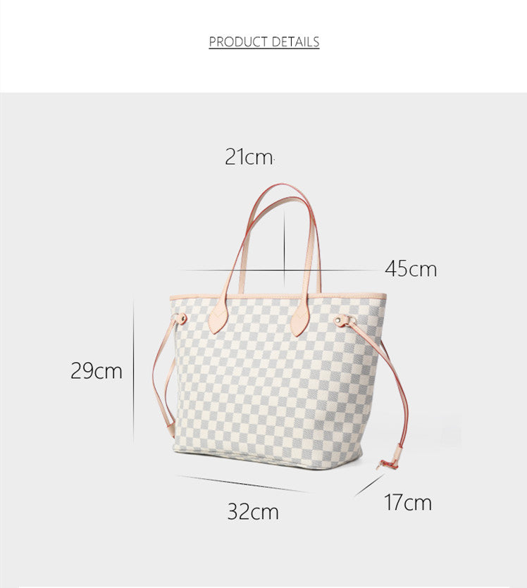Checkered Tote Bag