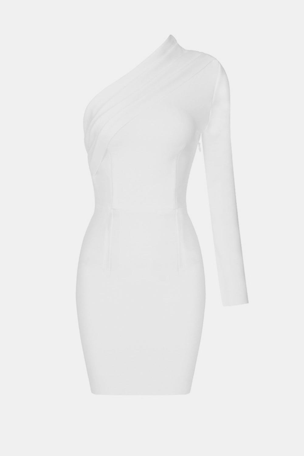 Asymmetrical One Shoulder Bodycon Dress