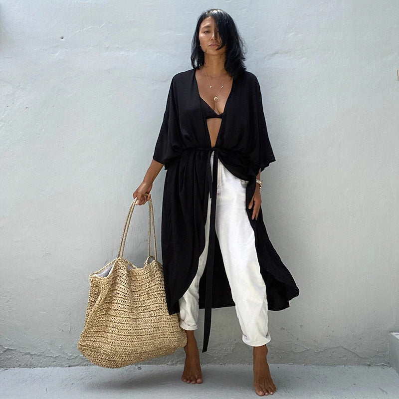Solid Color Cardigan
