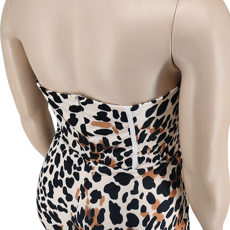 Leopard Print Romper
