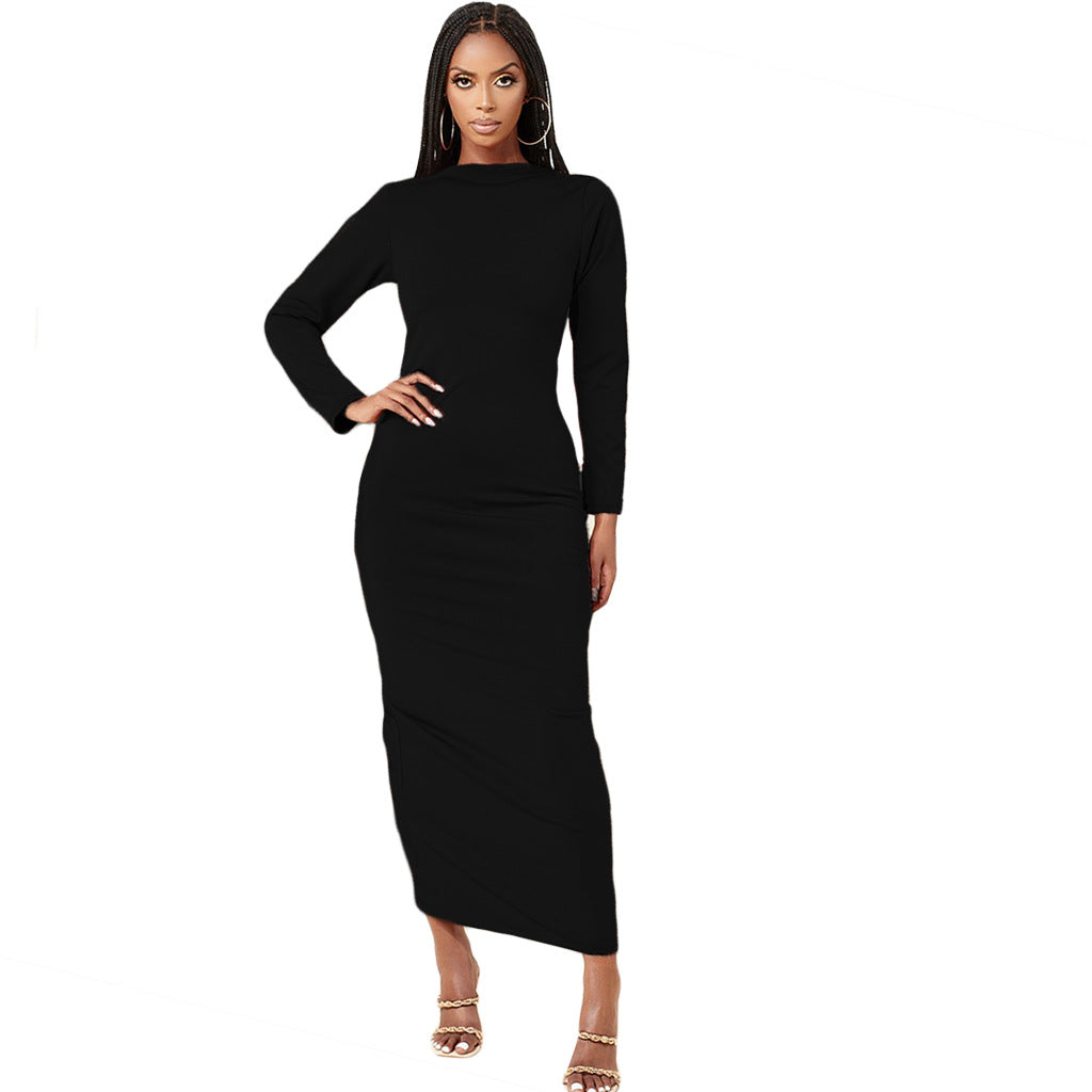 Long Sleeve Maxi Bodycon Dress