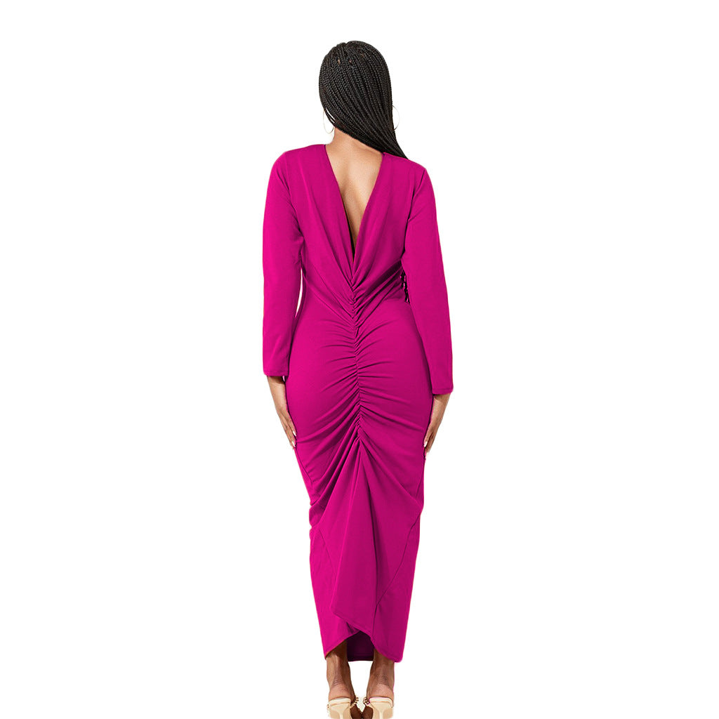 Long Sleeve Maxi Bodycon Dress