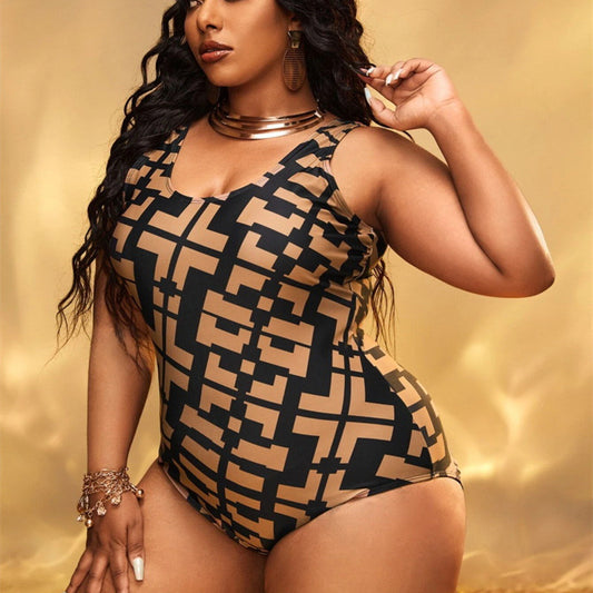 Graphic One-Piece Swimsuit