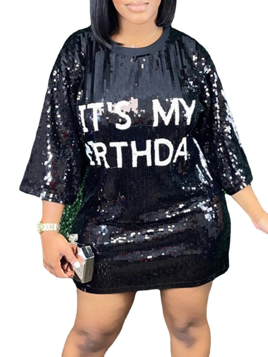 Birthday Sequined Dress