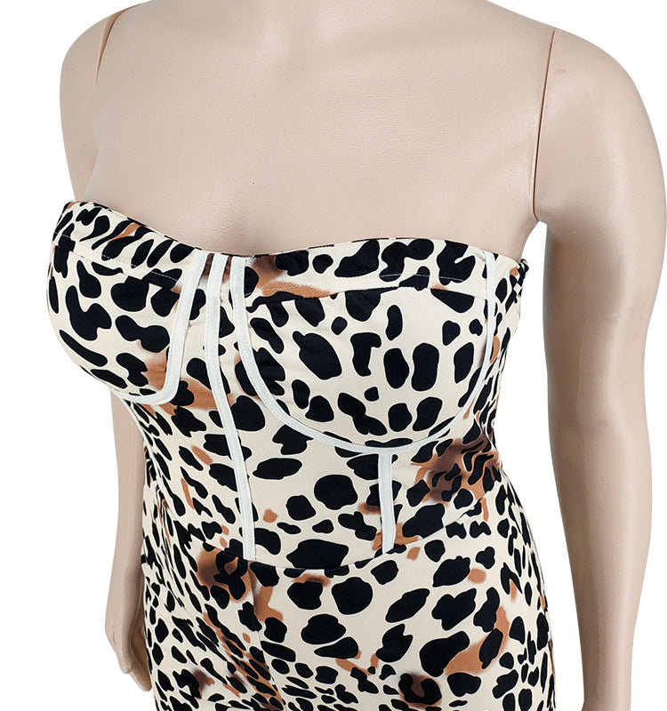 Leopard Print Romper