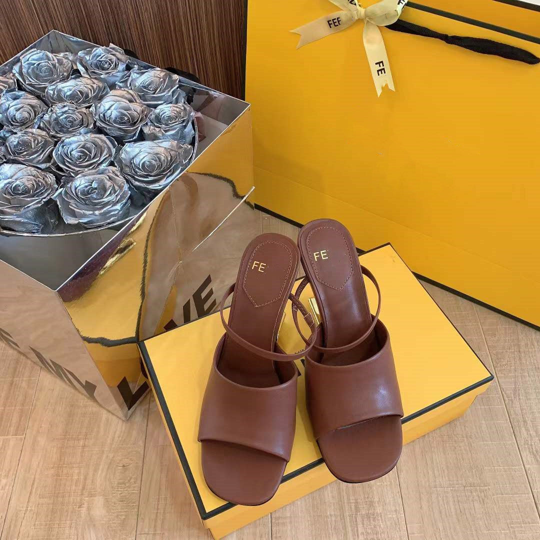 FF Metal Heel Sandals