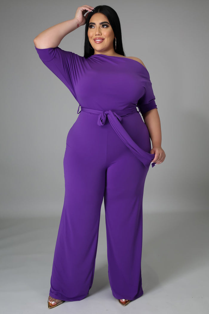 Off Shoulder Jumpsuit