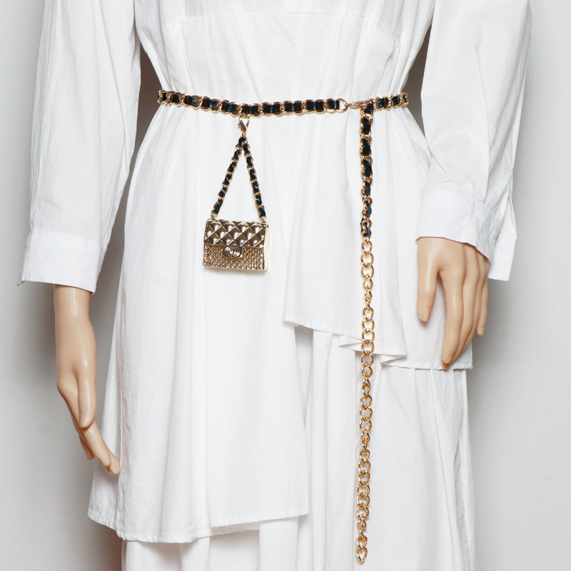 Chain Belt with Mini Bag