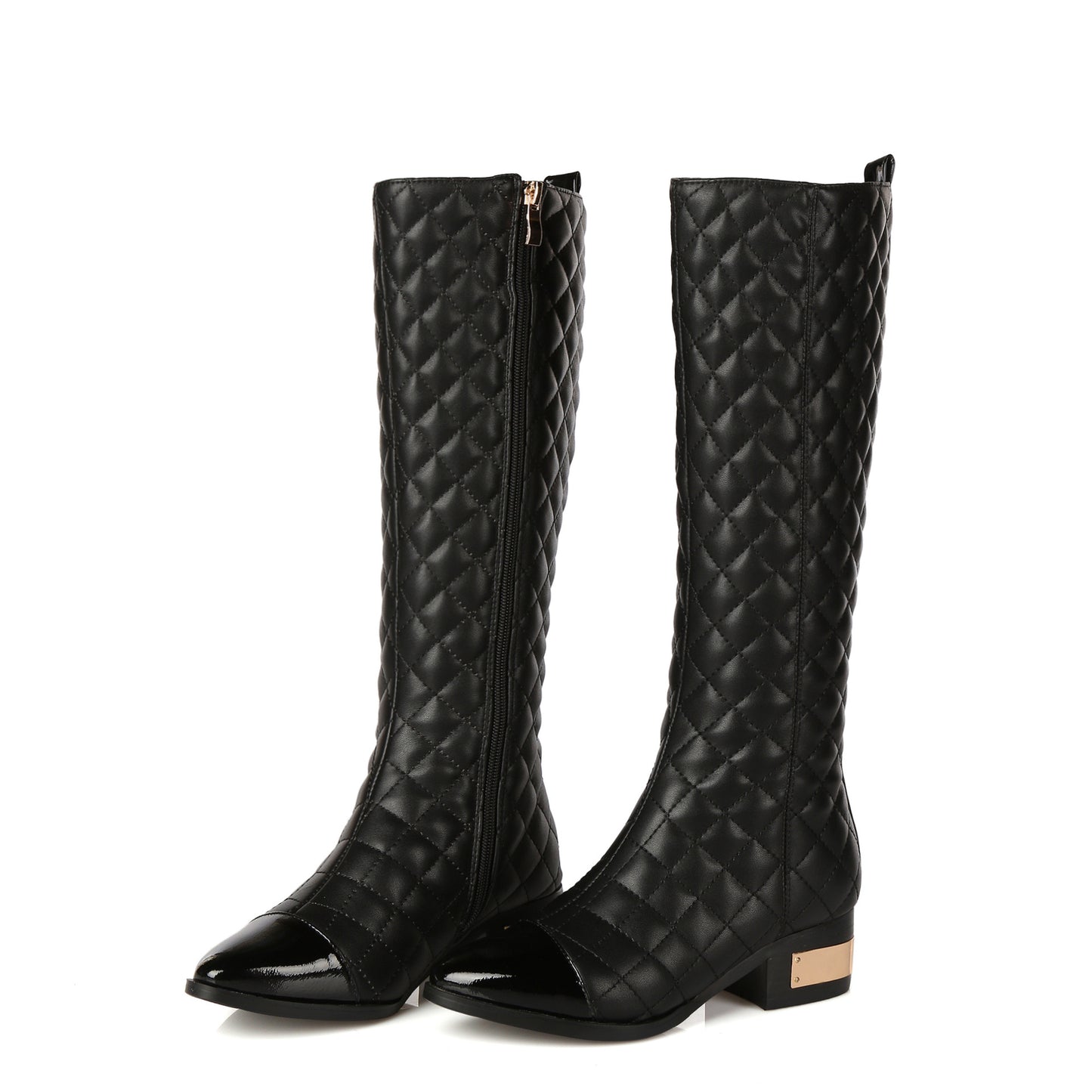 Quilted Riding Boots