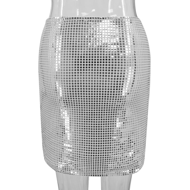 Sequin Hip Skirt