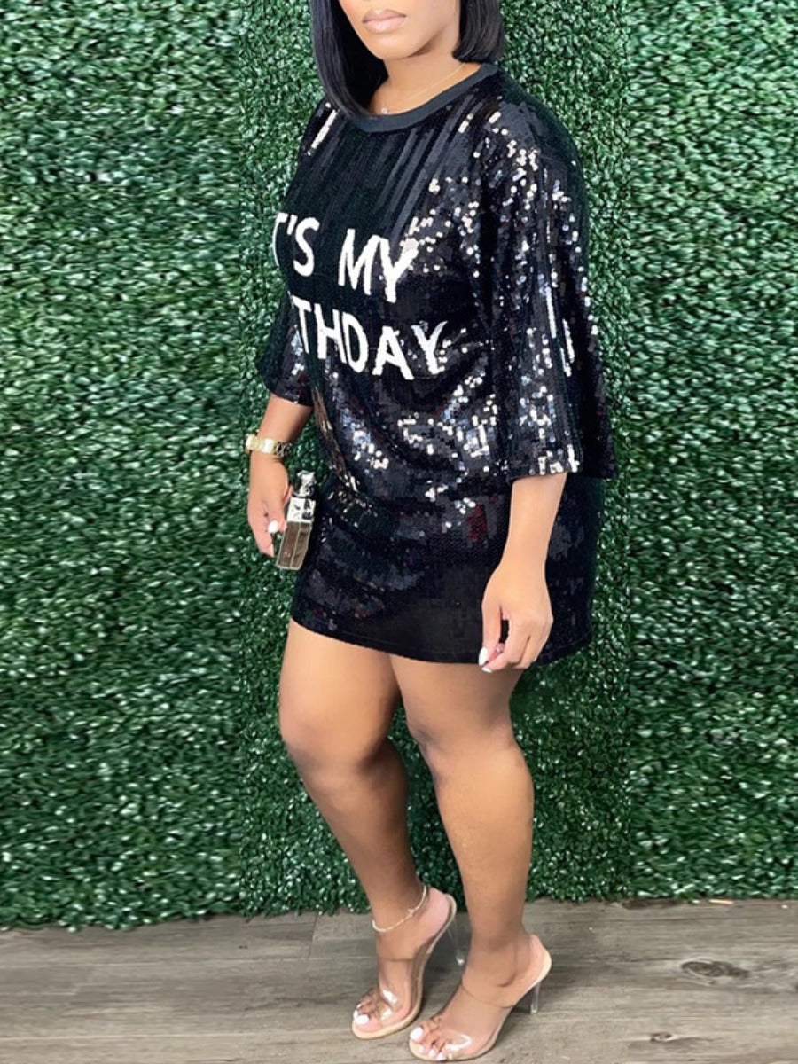 Birthday Sequined Dress
