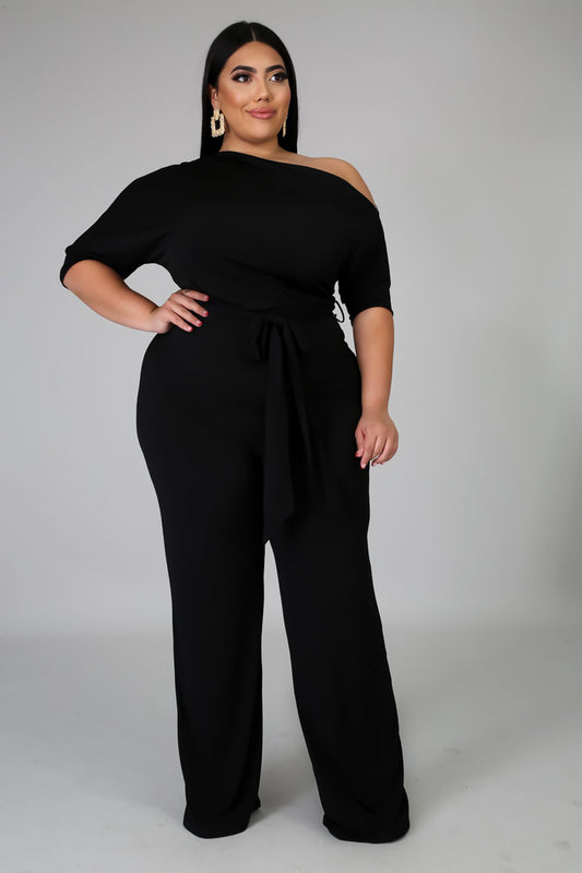 Off Shoulder Jumpsuit