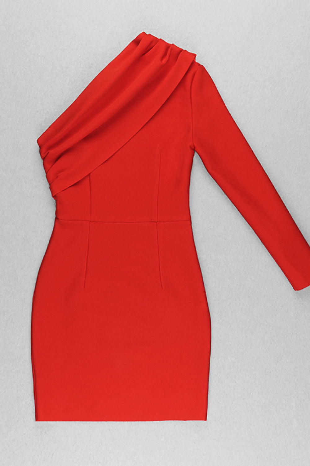 Asymmetrical One Shoulder Bodycon Dress