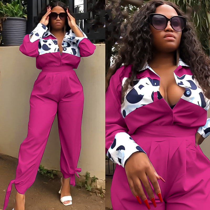 Printed Casual Jumpsuit